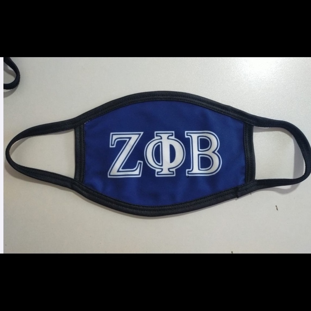 Zeta Phi Beta Sorority mask